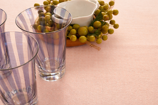 Dusty Pink Cotton Table Cloth