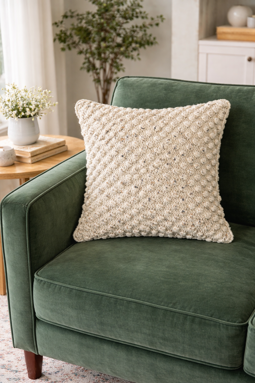 Handmade Crochet Pillow