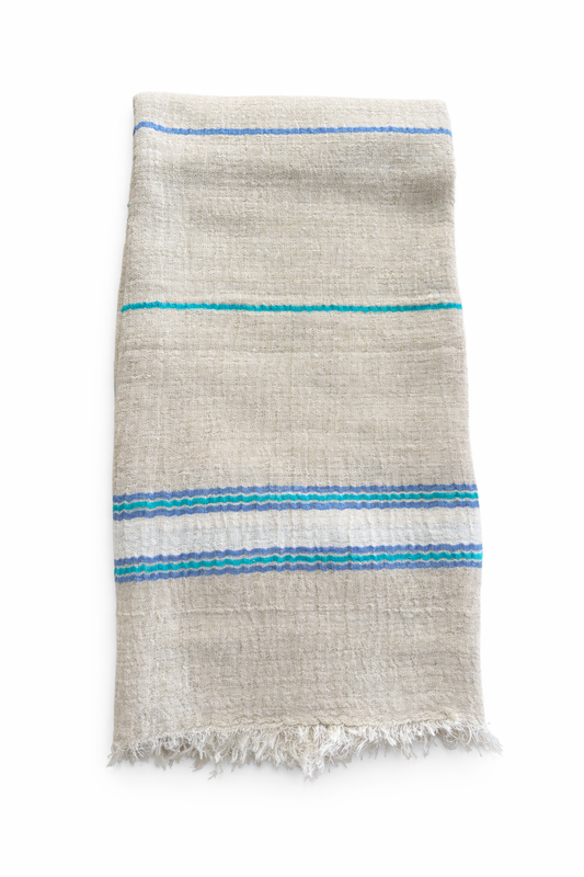Linen- Cotton Mix Bath Towel