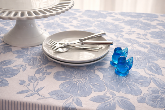 Cottage Blue  Table Cloth