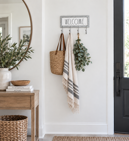 Galvanized metal hanger