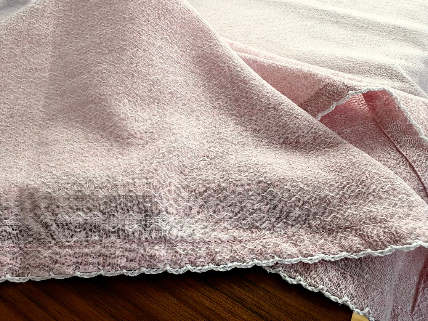 Dusty Pink Cotton Table Cloth