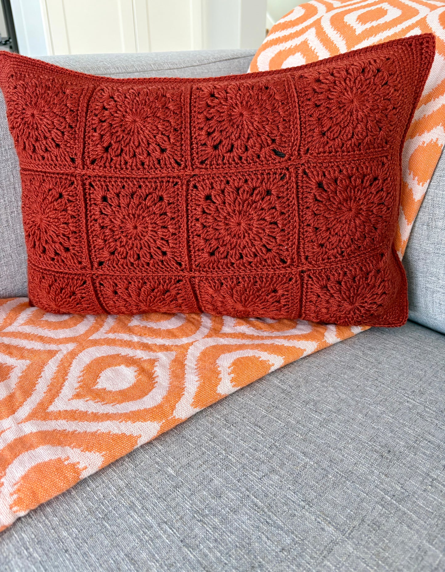 Handmade Crochet Pillow