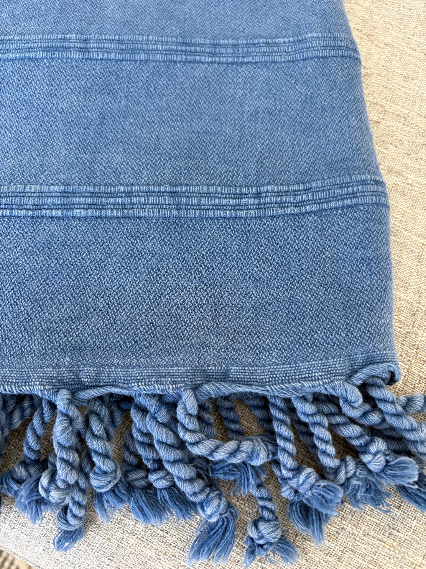 Indigo Cotton Bed Cover/ Throw