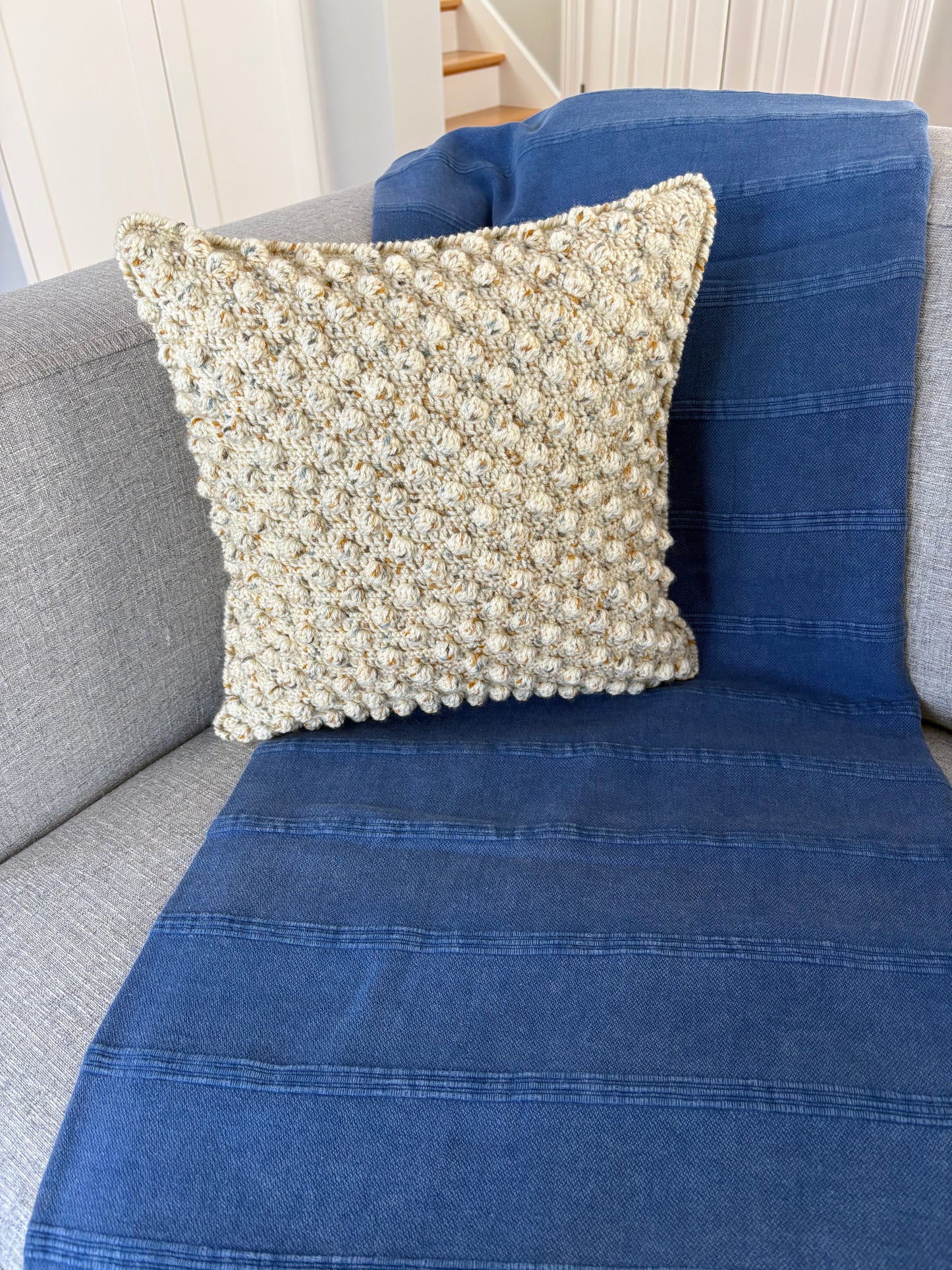 Indigo Cotton Bed Cover/ Throw