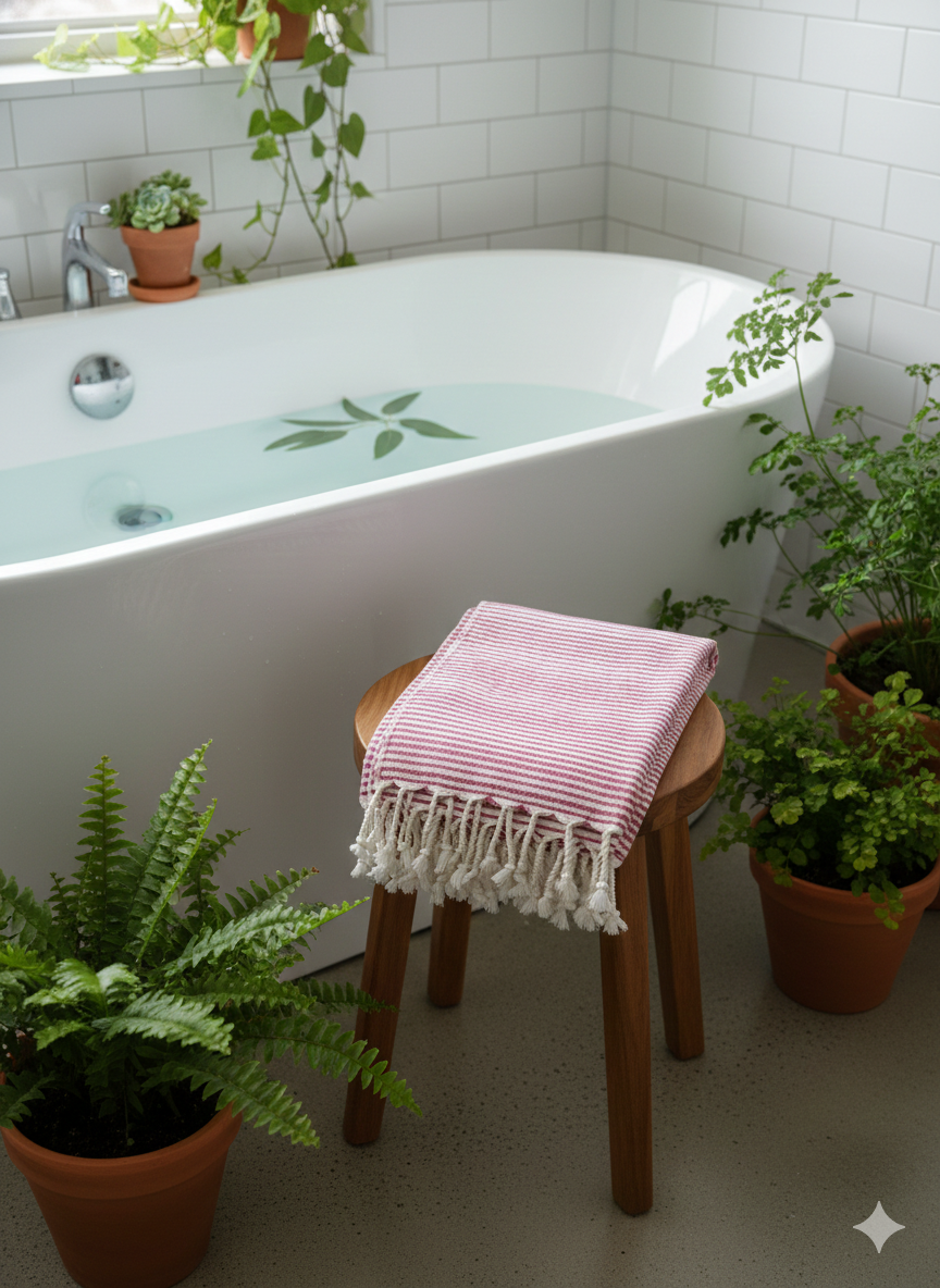 Pink Hues Bath Towel