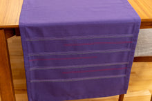 Load image into Gallery viewer, Purple table runner
