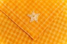 Load image into Gallery viewer, Playful yellow gingham placemat
