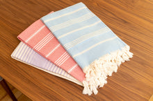 Load image into Gallery viewer, Turkish Bath Towel (Peshtemal) - thin cotton
