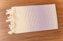 Load image into Gallery viewer, Turkish Bath Towel (Peshtemal) - thin cotton
