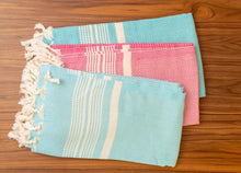 Load image into Gallery viewer, Turkish Bath Towel (Peshtemal )- lightweight
