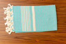Load image into Gallery viewer, Turkish Bath Towel (Peshtemal )- lightweight
