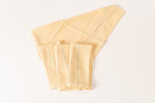 Yellow linen napkins
